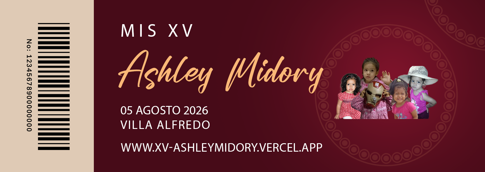 Pase de invitación personal